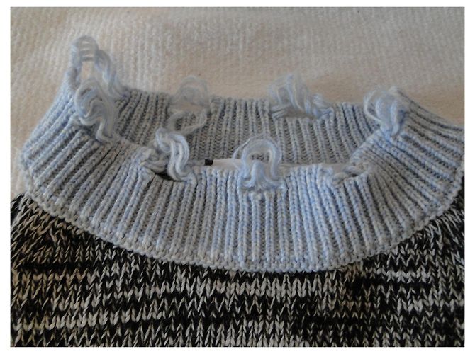 Pull PINKO effet vintage vieilli T S - vue 5