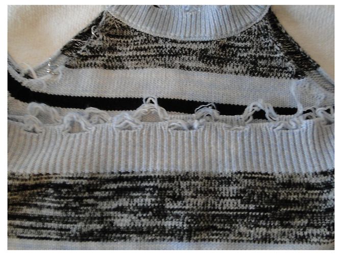 Pull PINKO effet vintage vieilli T S - vue 6