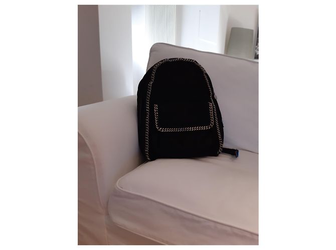 Stella Mc Cartney Zaino Stella McCartney Falabella Nero - vista 5