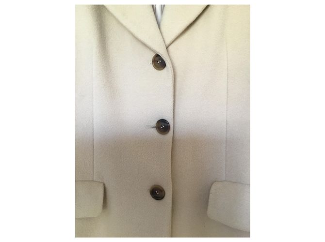 Abrigo burberry para mujer Beige - vista 2