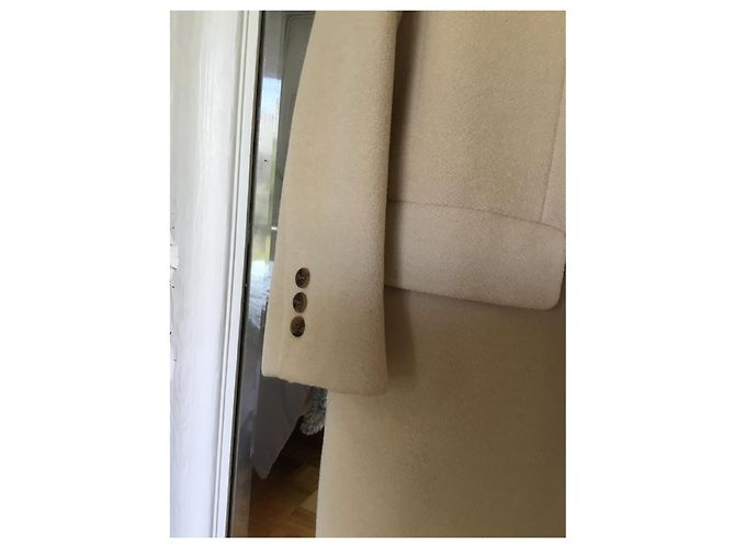 Abrigo burberry para mujer Beige - vista 3