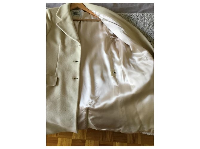 Abrigo burberry para mujer Beige - vista 6