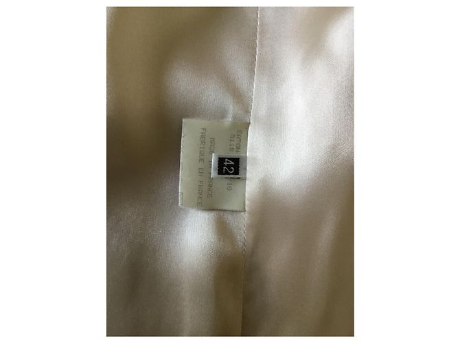 Abrigo burberry para mujer Beige - vista 7