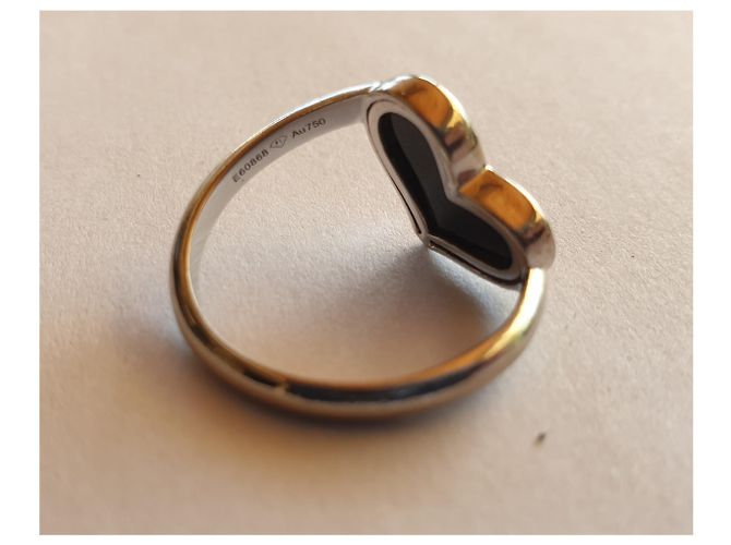 Piaget Herz Onyx und Weißgold Schwarz Silber - Ansicht 6