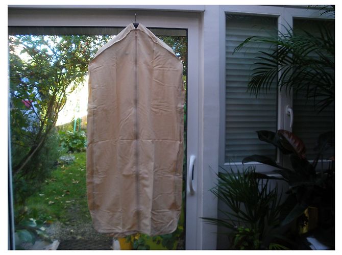 Custodia per abiti Louis Vuitton Beige in cotone - vista 3