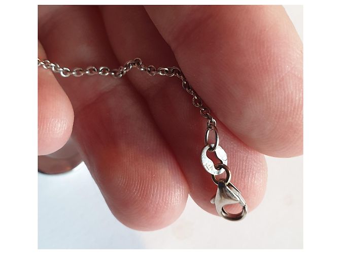 Collana con pendente a cuore in oro bianco e diamanti Piaget Argento - vista 6