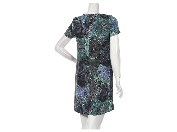 Autre Marque PIU & PIU Kleid Mehrfarbig Polyester Mehrfarben - Ansicht 2