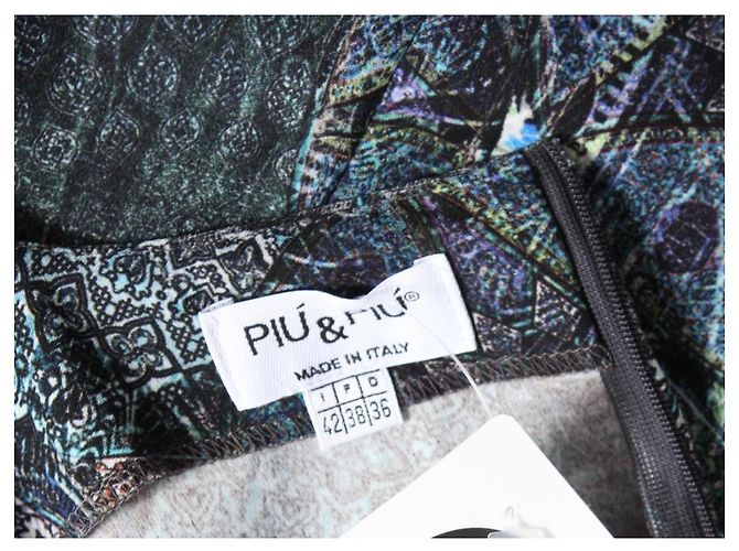 Autre Marque PIU & PIU Kleid Mehrfarbig Polyester Mehrfarben - Ansicht 3