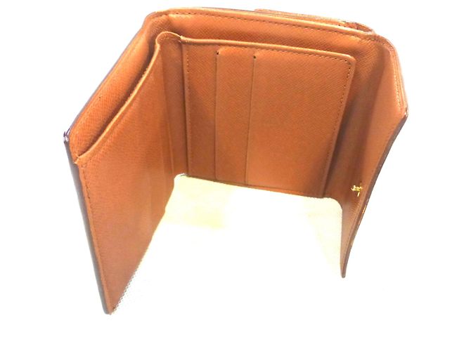 Louis Vuitton Elise Monogram Cartera Marrón Cuero Castaño - vista 10