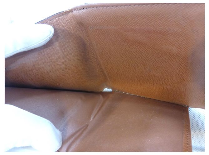 Louis Vuitton Elise Monogram Cartera Marrón Cuero Castaño - vista 12