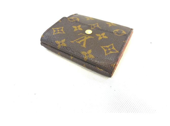 Louis Vuitton Elise Monogram Cartera Marrón Cuero Castaño - vista 6