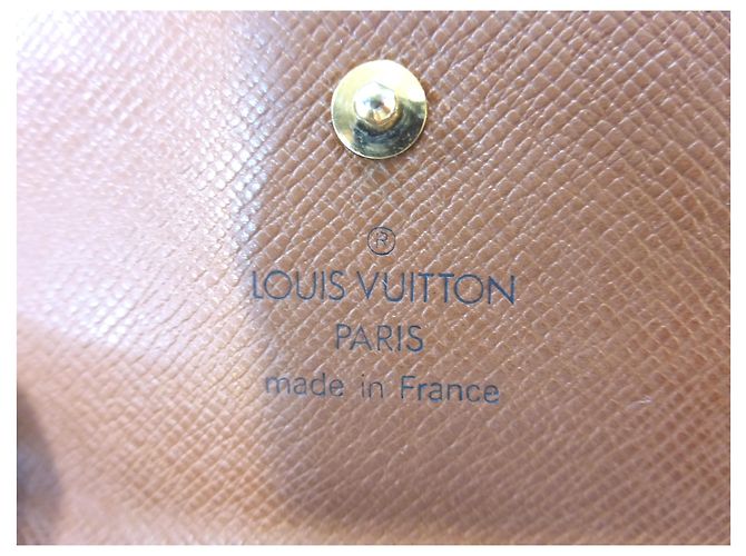 Louis Vuitton Elise Monogram Cartera Marrón Cuero Castaño - vista 8