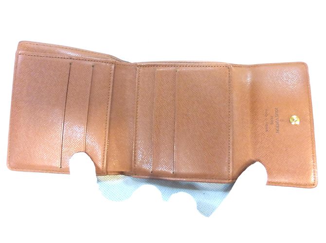 Louis Vuitton Elise Monogram Cartera Marrón Cuero Castaño - vista 9