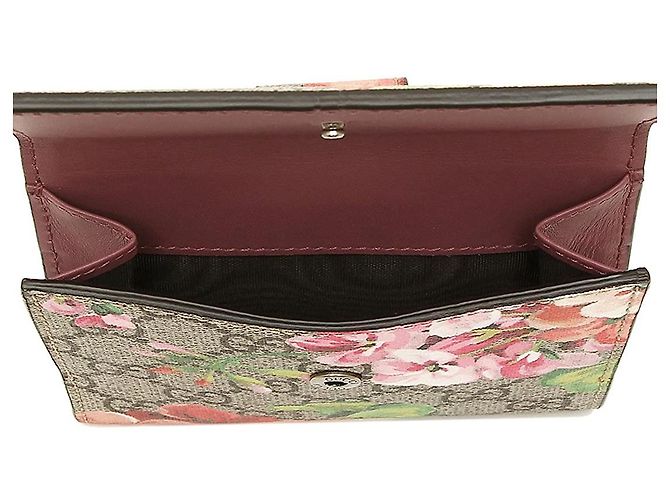 Gucci GG Blooms Brieftasche mit französischer Klappe - Ansicht 2