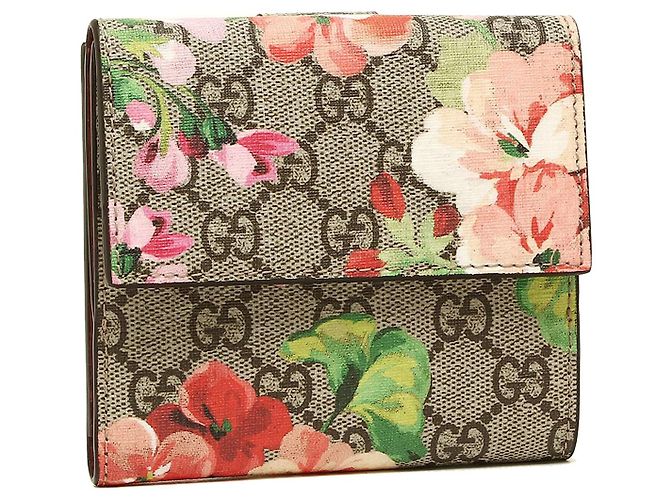 Gucci GG Blooms Brieftasche mit französischer Klappe - Ansicht 3