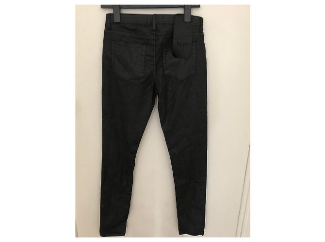 Schwarze Röhrenjeans von Acne Studios - Ansicht 2