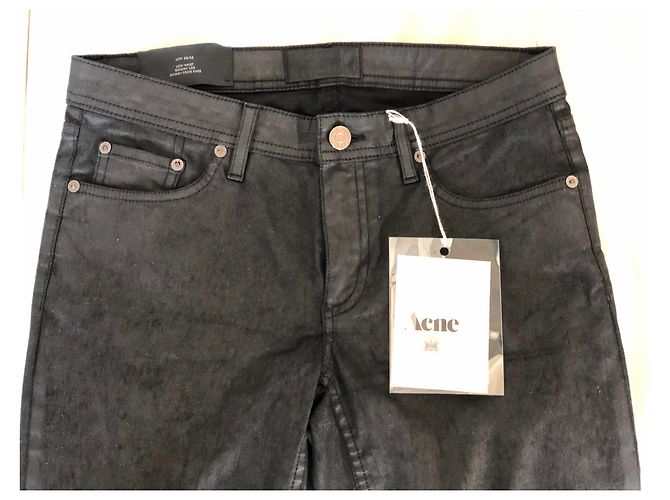 Schwarze Röhrenjeans von Acne Studios - Ansicht 3