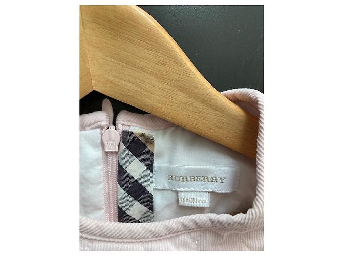 Burberry Samtkleid Rosa 18 Monate Pink - Ansicht 4