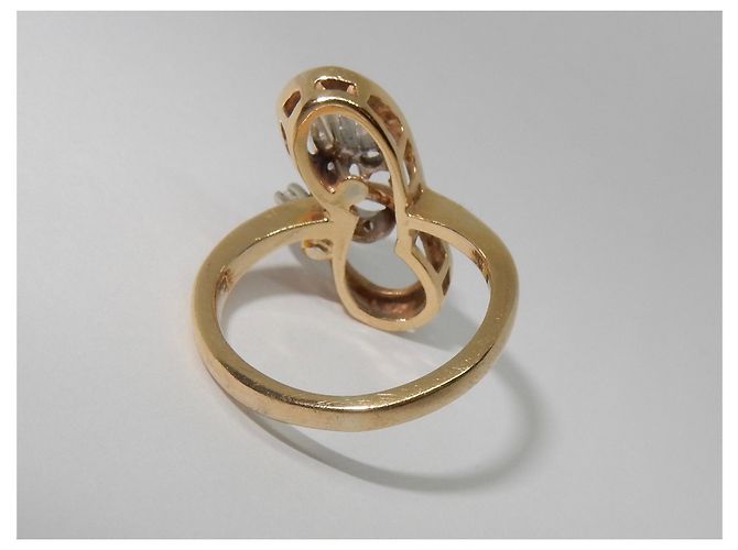 Autre Marque Anello nodo in oro e diamanti D'oro - vista 4