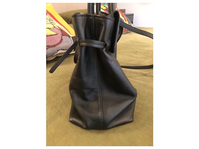 Borsa a mano Repetto in pelle nera Nero - vista 10