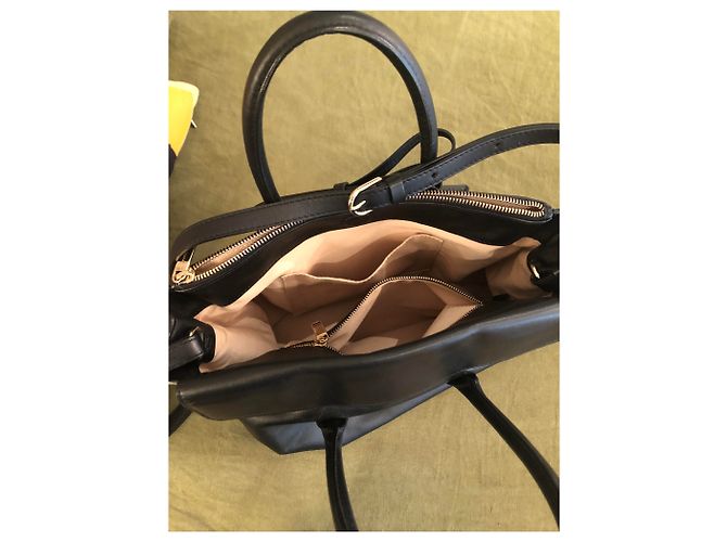 Borsa a mano Repetto in pelle nera Nero - vista 8