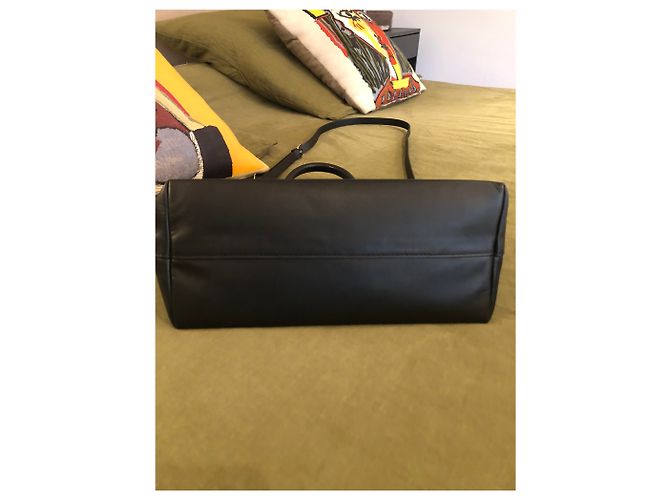 Borsa a mano Repetto in pelle nera Nero - vista 9