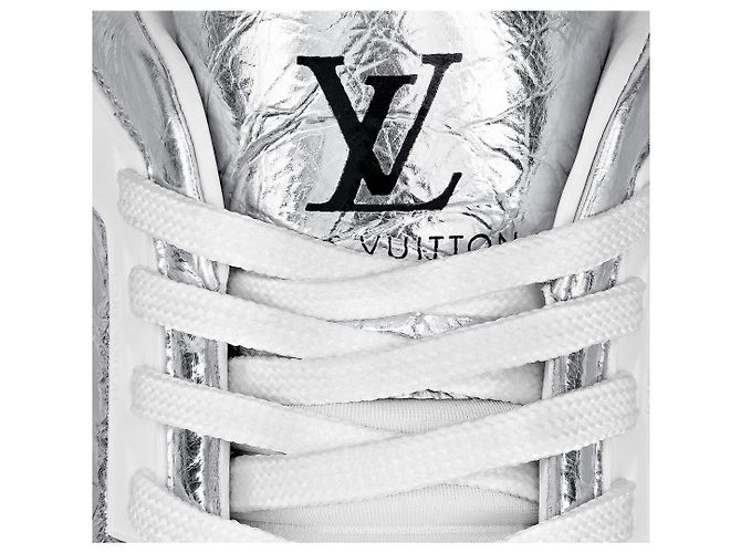 Louis Vuitton Scarpe da ginnastica LV argento nuove - vista 5