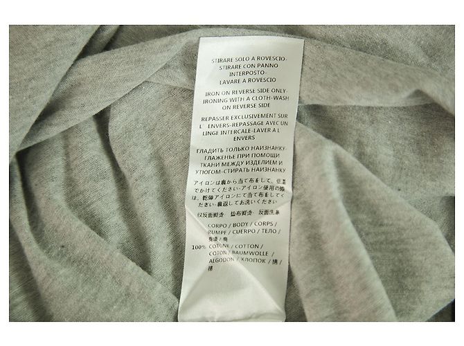 McQ Alexander McQueen Graue Baumwolle Kurzarm Entspanntes T-Shirt Top Größe M. - Ansicht 5