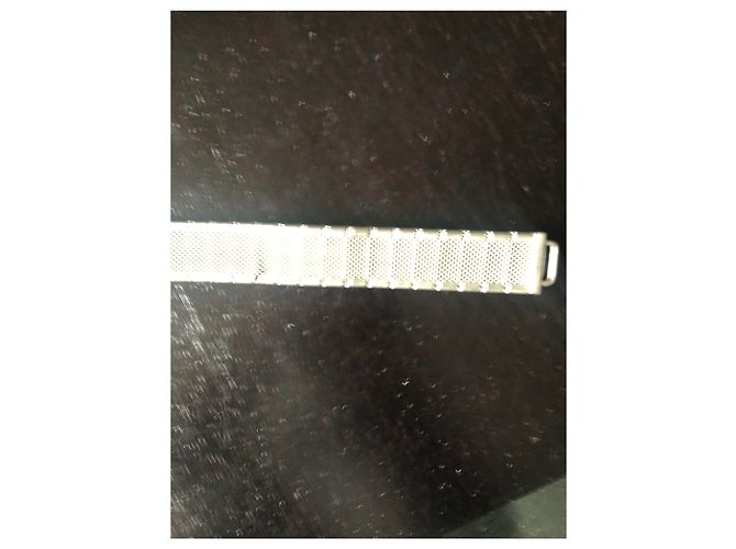 Chanel Stahlgürtel mit Gliederkette 70 cm Silber - Ansicht 6