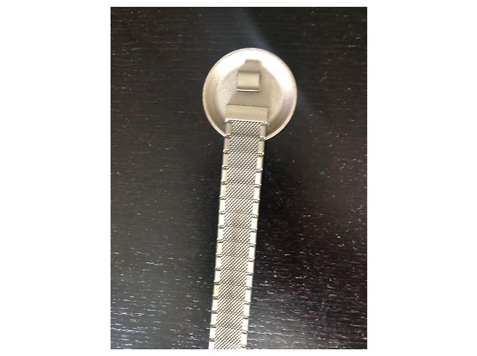 Chanel Stahlgürtel mit Gliederkette 70 cm Silber - Ansicht 7