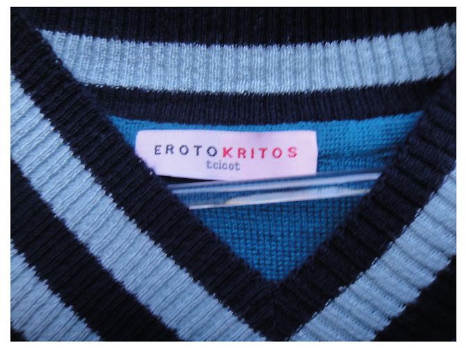 pull Erotokritos T 1 Bleu - vue 3