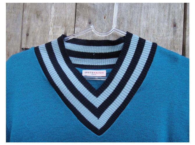 pull Erotokritos T 1 Bleu - vue 4
