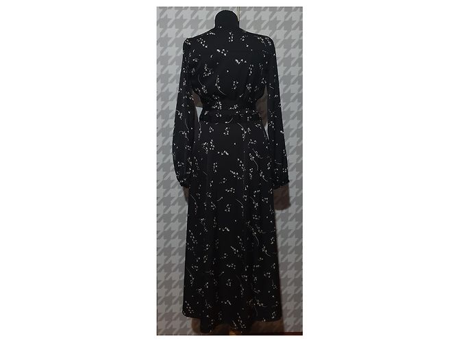 Autre Marque Ivy & Oak Hug Me Kleid Schwarz Viskose - Ansicht 4
