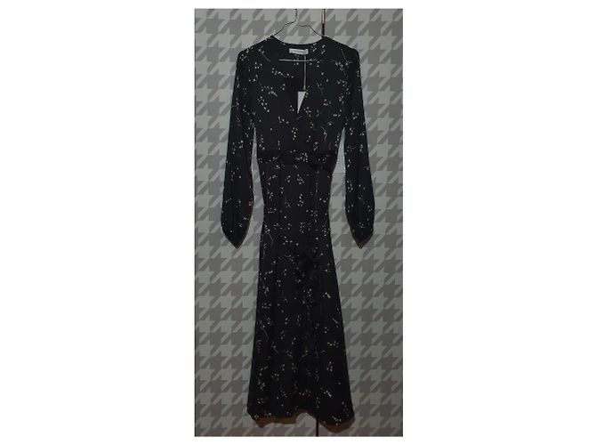 Autre Marque Ivy & Oak Hug Me Kleid Schwarz Viskose - Ansicht 5