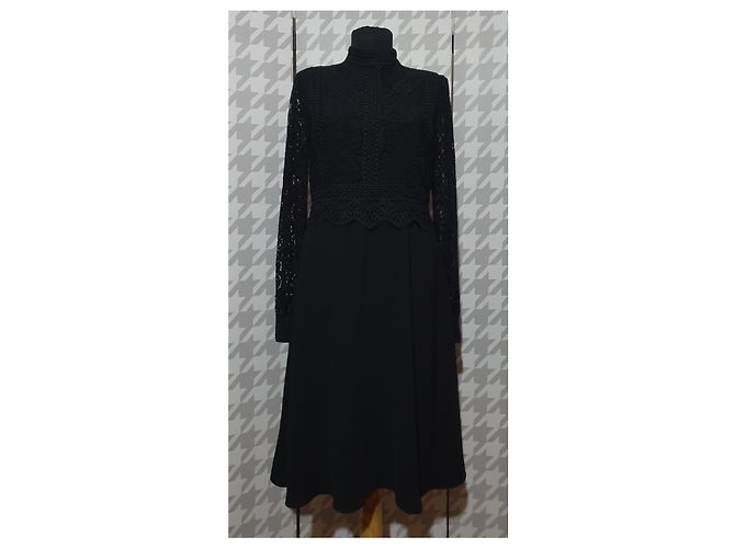 Hallhuber Spitzenkleid Schwarz - Ansicht 3