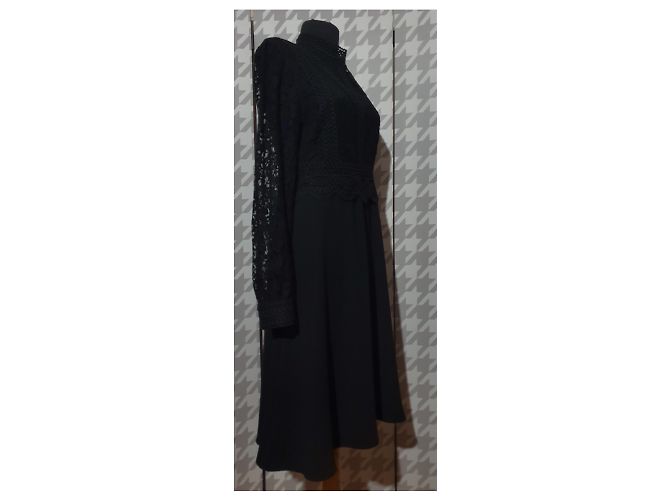 Hallhuber Spitzenkleid Schwarz - Ansicht 5