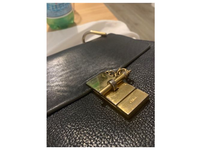 Borsa a mano Chloé in pelle nera Nero - vista 2