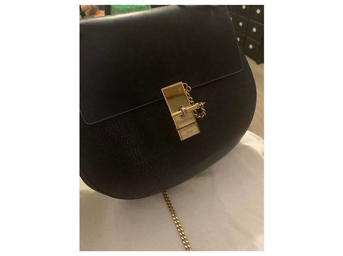 Borsa a mano Chloé in pelle nera Nero - vista 5