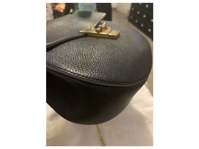 Borsa a mano Chloé in pelle nera Nero - vista 6