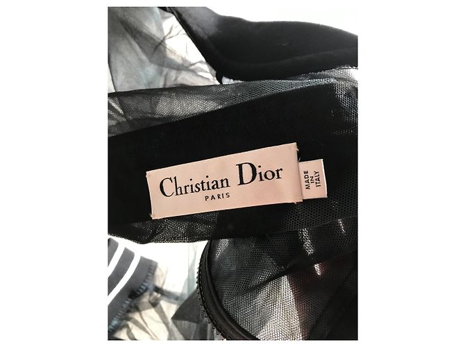Cravatta nera Dior e bomber Dior - vista 5