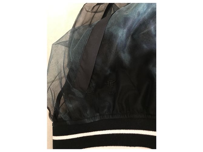 Cravatta nera Dior e bomber Dior - vista 6