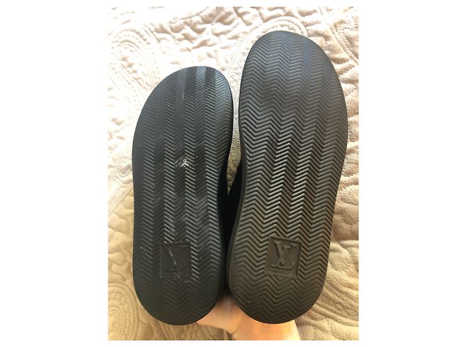 Sneakers Louis Vuitton Beverly Hills in pelle nera 42 Nero - vista 4