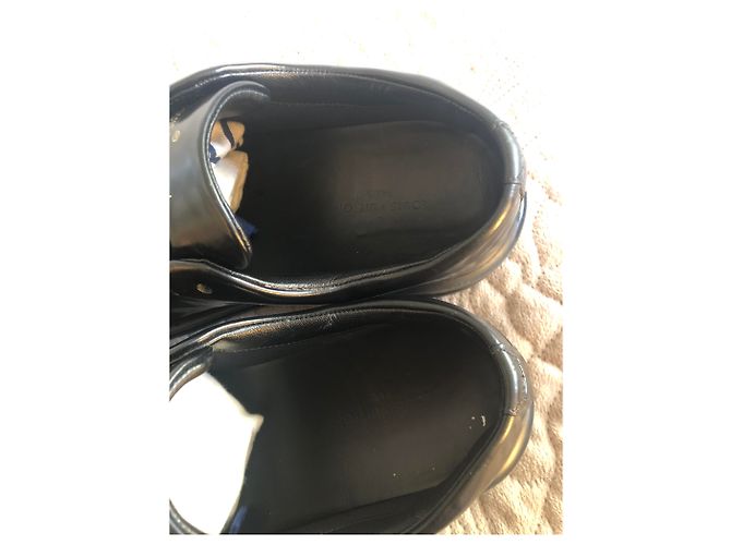 Sneakers Louis Vuitton Beverly Hills in pelle nera 42 Nero - vista 6