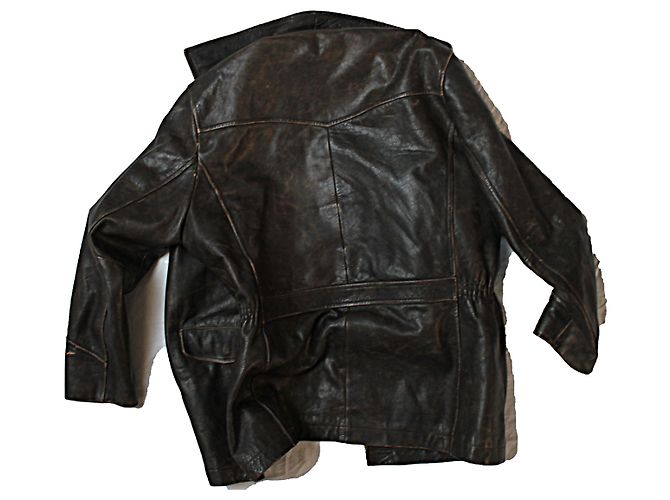 Autre Marque Chevignon - Aviator Lederjacke 1984 Braun - Ansicht 2
