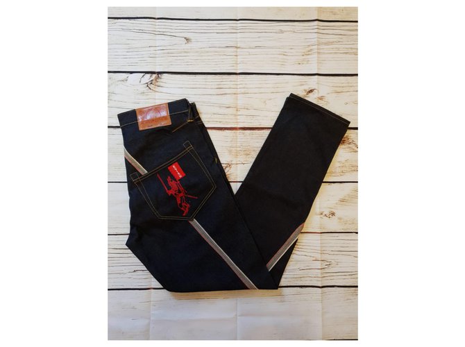 Evisu Denim Dunkelblau - Ansicht 4
