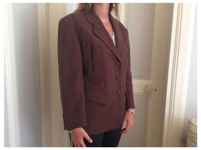 Jean Paul Gaultier Wolljacke Schokolade - Ansicht 4