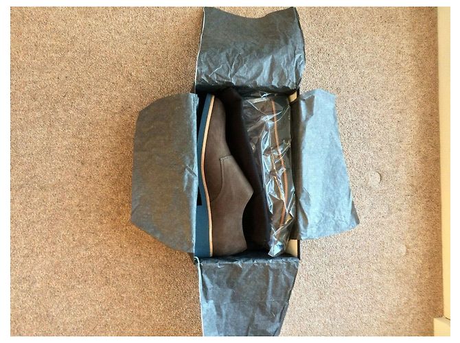 Massimo Dutti Scarpe Monk Strap in Pelle Scamosciata Marrone 45 - vista 2