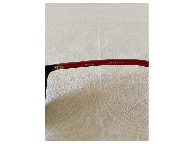 Chanel Gafas de sol Negro Roja - vista 5