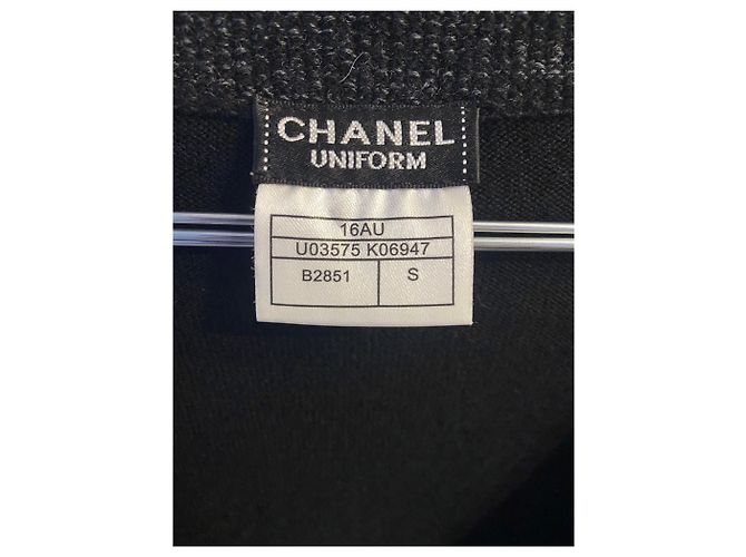 Cardigan Chanel Nero - vista 3