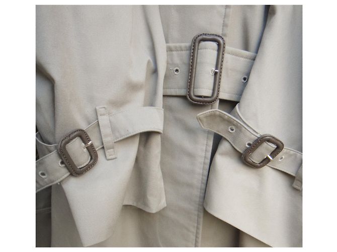 trench da donna vintage Burberry 42 Taglio oversize Beige - vista 7